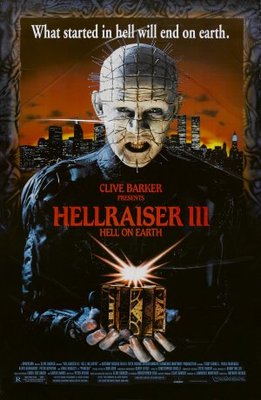 unknown Hellraiser III: Hell on Earth movie poster
