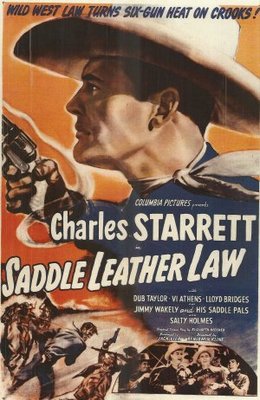 unknown Saddle Leather Law movie poster