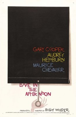 unknown Love in the Afternoon movie poster