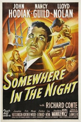 unknown Somewhere in the Night movie poster