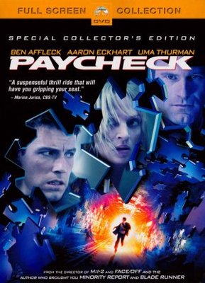 unknown Paycheck movie poster