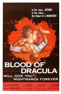 unknown Blood of Dracula movie poster