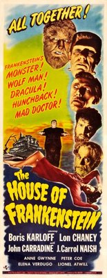 unknown House of Frankenstein movie poster