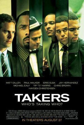 unknown Takers movie poster