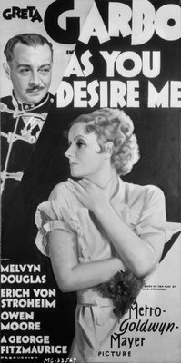 unknown As You Desire Me movie poster