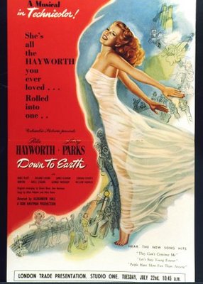 unknown Down to Earth movie poster