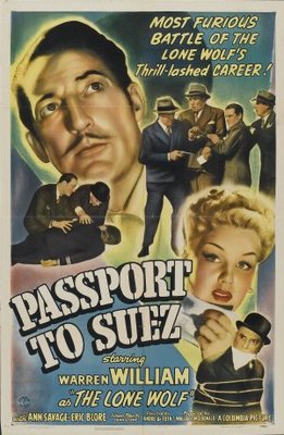 unknown Passport to Suez movie poster