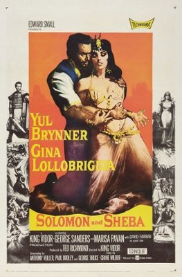 unknown Solomon and Sheba movie poster