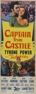 unknown Captain from Castile movie poster