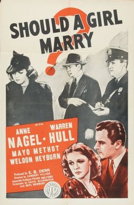 unknown Should a Girl Marry? movie poster