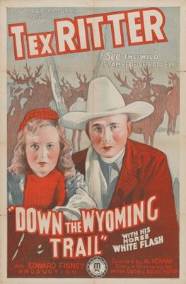 unknown Down the Wyoming Trail movie poster