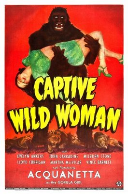 unknown Captive Wild Woman movie poster