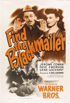 unknown Find the Blackmailer movie poster