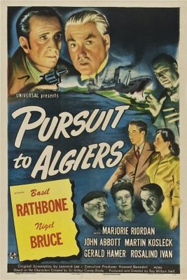unknown Pursuit to Algiers movie poster