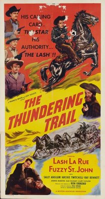 unknown The Thundering Trail movie poster