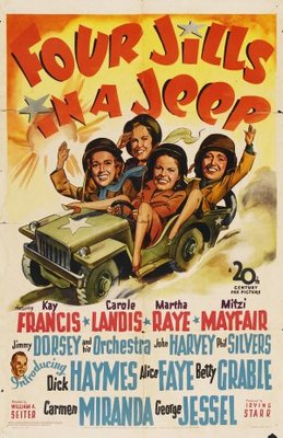 unknown Four Jills in a Jeep movie poster