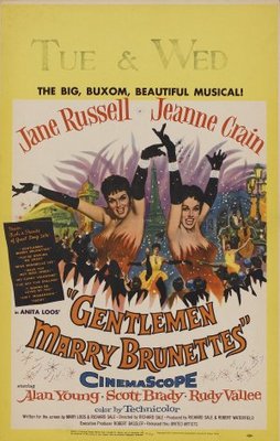 unknown Gentlemen Marry Brunettes movie poster