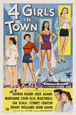 unknown Four Girls in Town movie poster