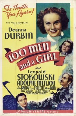 unknown One Hundred Men and a Girl movie poster