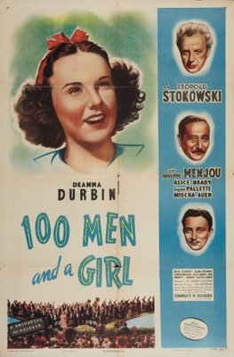 unknown One Hundred Men and a Girl movie poster