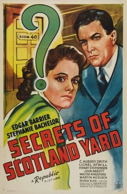 unknown Secrets of Scotland Yard movie poster