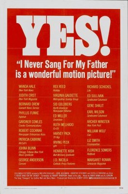 unknown I Never Sang for My Father movie poster