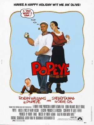 unknown Popeye movie poster