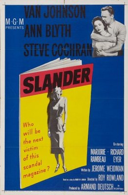 unknown Slander movie poster