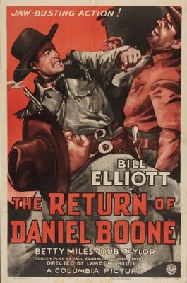 unknown The Return of Daniel Boone movie poster