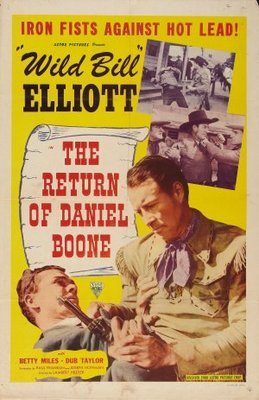 unknown The Return of Daniel Boone movie poster