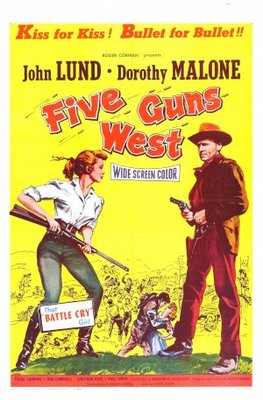 unknown Five Guns West movie poster
