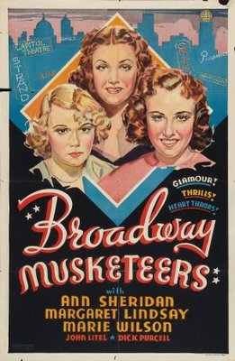 unknown Broadway Musketeers movie poster