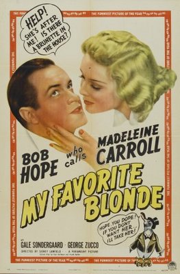 unknown My Favorite Blonde movie poster