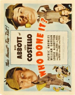 unknown Who Done It? movie poster