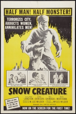 unknown The Snow Creature movie poster