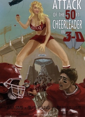 unknown Attack of the 50ft Cheerleader movie poster