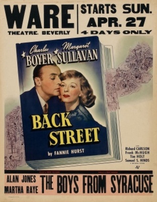 unknown Back Street movie poster