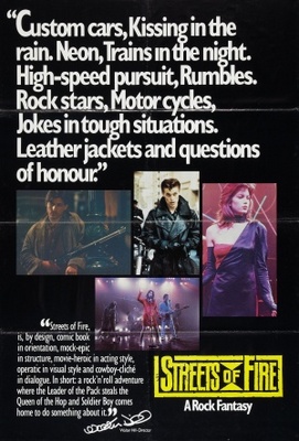 unknown Streets of Fire movie poster