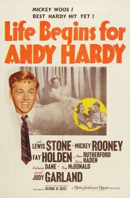 unknown Life Begins for Andy Hardy movie poster