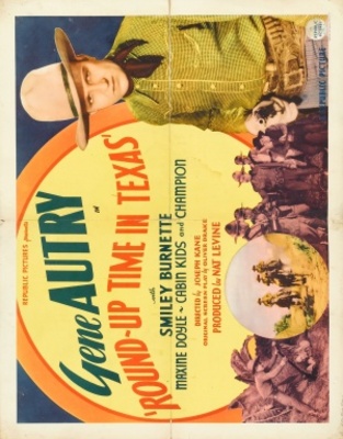unknown Round-Up Time in Texas movie poster