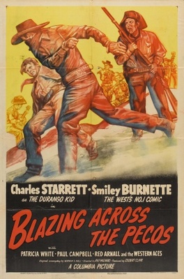 unknown Blazing Across the Pecos movie poster