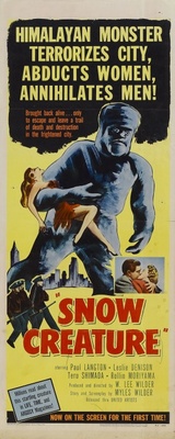 unknown The Snow Creature movie poster