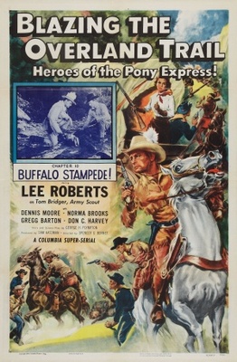 unknown Blazing the Overland Trail movie poster