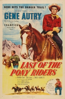 unknown Last of the Pony Riders movie poster