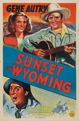 unknown Sunset in Wyoming movie poster