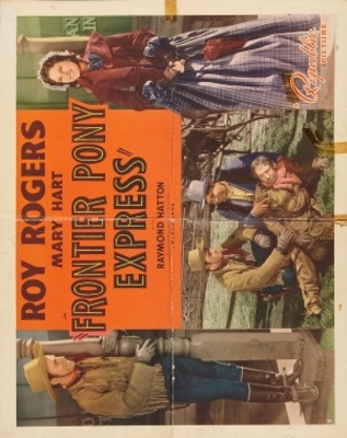 unknown Frontier Pony Express movie poster