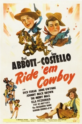 unknown Ride 'Em Cowboy movie poster