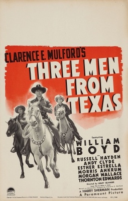 unknown Three Men from Texas movie poster