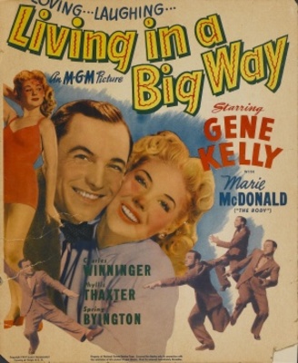 unknown Living in a Big Way movie poster