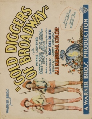 unknown Gold Diggers of Broadway movie poster